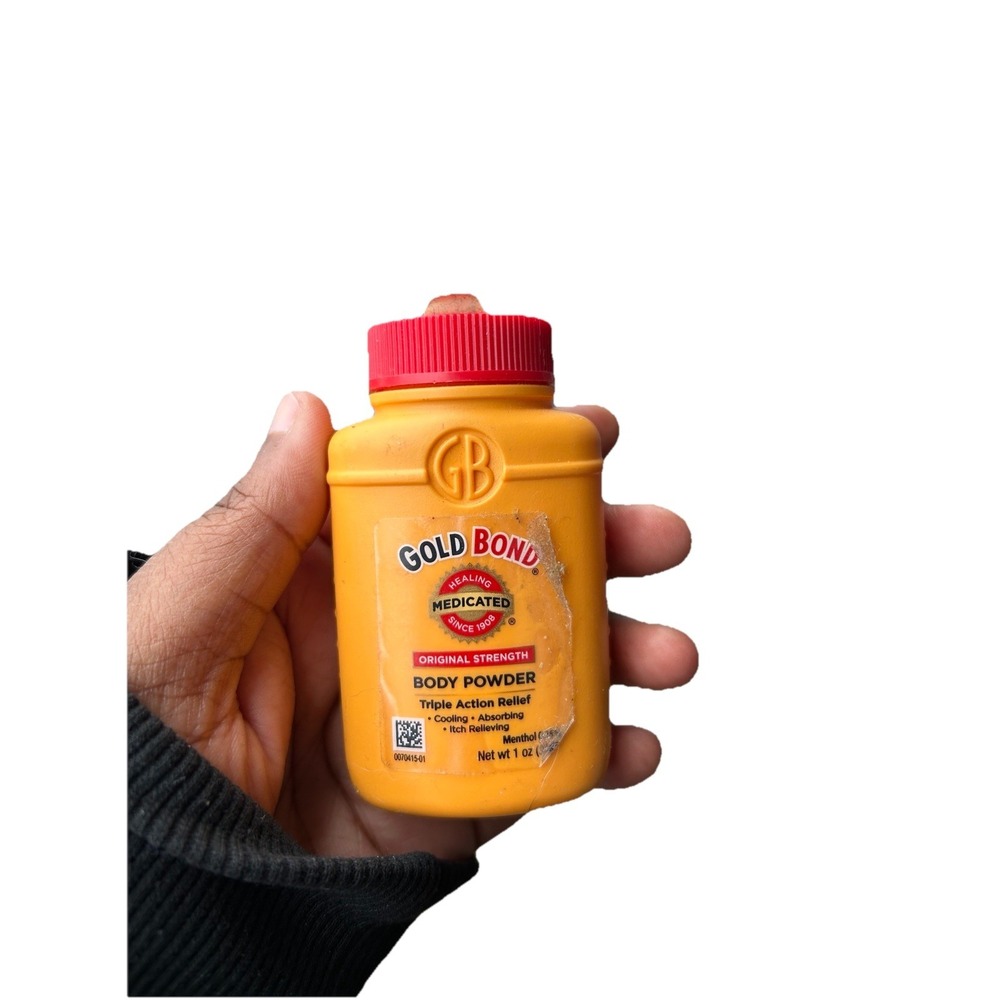 Gold Bond Original Strength Triple Action Relief Body Powder Sealed 1 Oz Bottle